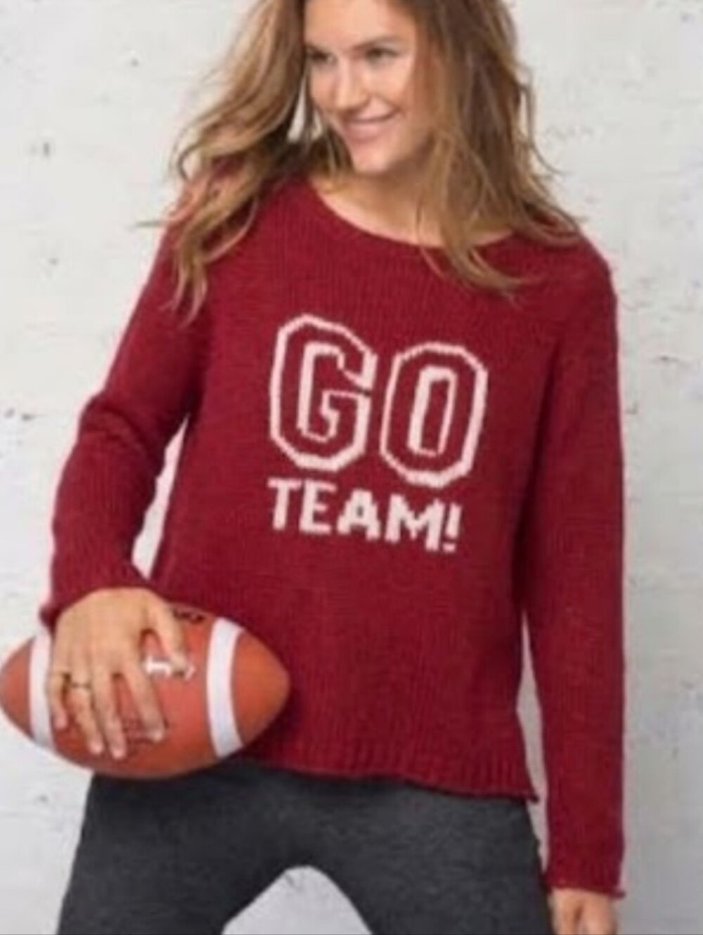 Wooden Ships Go Team Wool Blend Crewneck Sweater XS